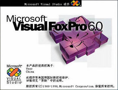 Visual FoxPro 6.0软件截图