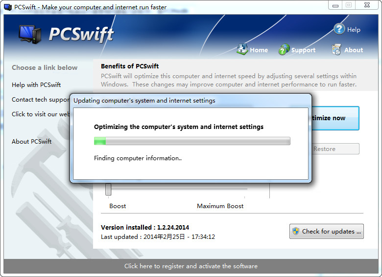 PCSwift（系统优化） 1.2.24.2014