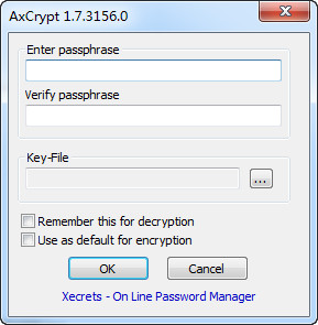 AxCrypt 文件加密 1.7.3156软件截图