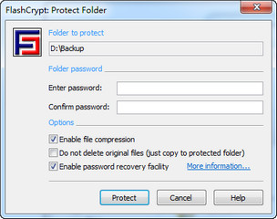 FlashCrypt 文件加密软件截图
