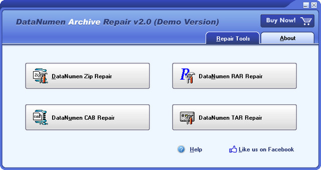 DataNumen Archive Repair（压缩文件修复） 2.0