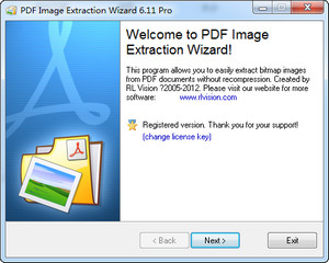 PDF Image Extraction Wizard Pro 6.11 已注册版软件截图