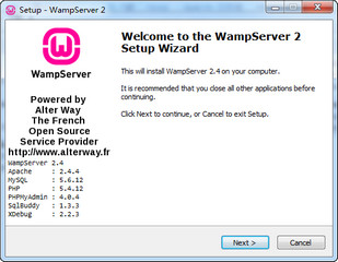 WAMP（PHP开发环境x64） 2.4软件截图