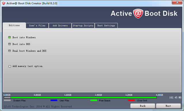 Active Boot Disk Suite 8.2.0