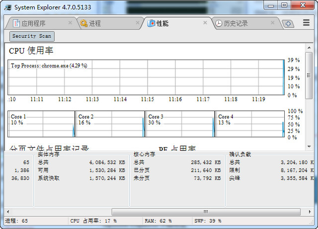 系统信息检测工具（System Explorer） 5.8.0 中文免费版软件截图