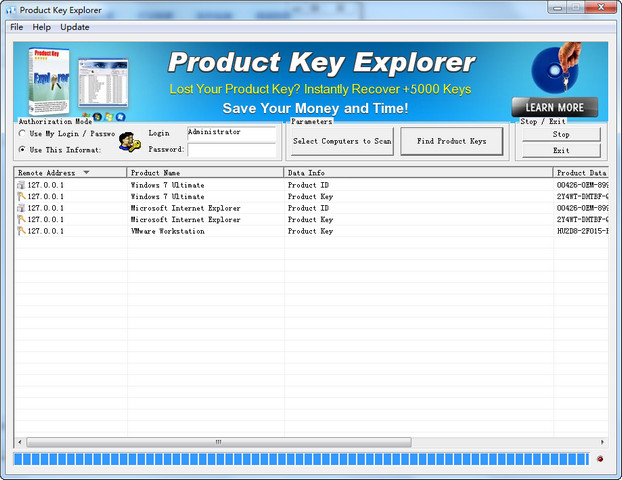 Product Key Explorer 产品密钥查找