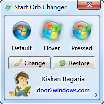 Windows 7 Start Orb Changer 5.0软件截图