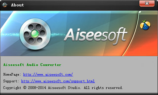 Aiseesoft Audio Converter 6.3.6软件截图