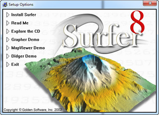 Surfer 8.0软件截图