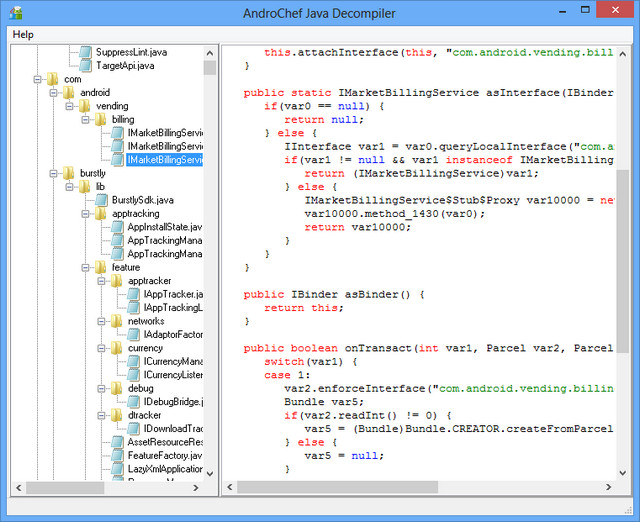 AndroChef Java Decompiler 1.0.0.5