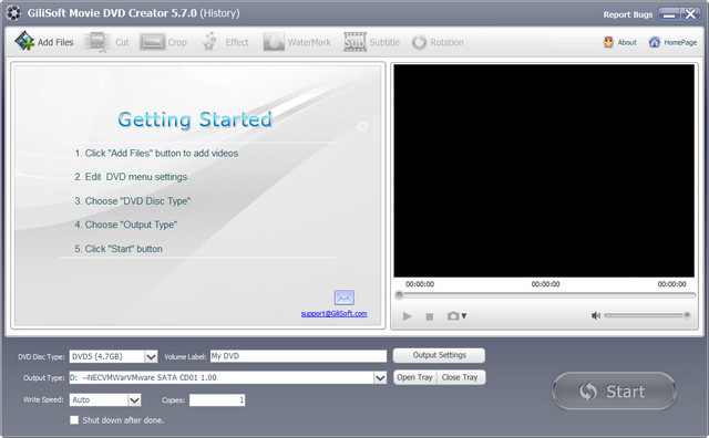 GiliSoft Movie DVD Creator