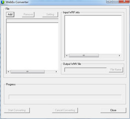 WebEx格式转换工具（WebEx Converter） 1.0软件截图