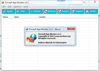 Firewall App Blocker 1.4软件截图