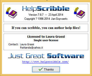 HelpScribble 7.8.7 注册版软件截图