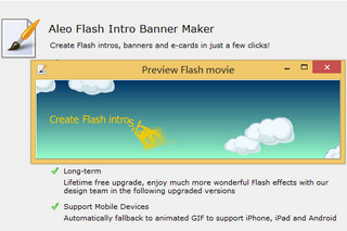 Aleo Flash Intro Banner Maker 4.0 注册版软件截图