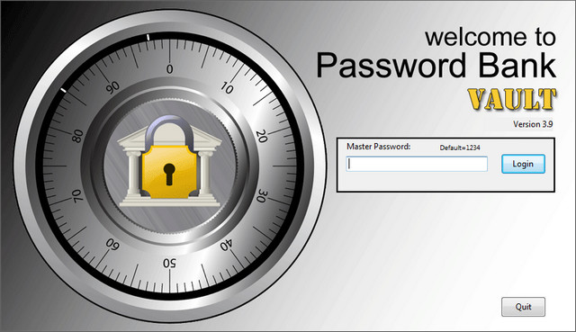 密码保管工具（Password Bank Vault）