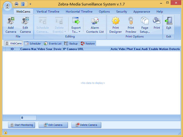 Zebra-Media Surveillance System