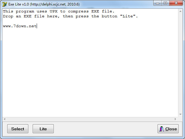 Exe Lite（exe文件压缩工具） 1.0 绿色免费版