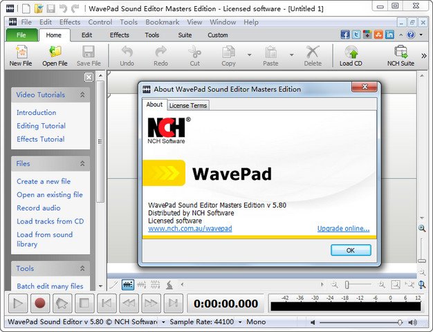 WavePad Sound Editor(音乐编辑器) 5.8