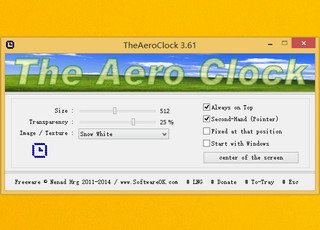 The Aero Clock 32位 3.71软件截图