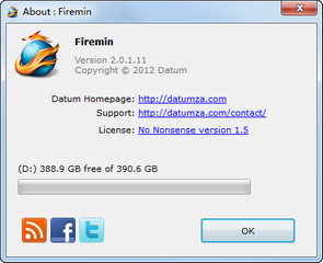 firemin(降低火狐内存占用工具) 2.0.8.2083 绿色免费版软件截图