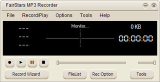 FairStars MP3 Recorder 2.42 特别版软件截图