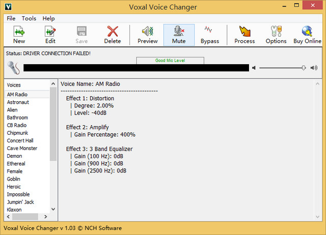 Voxal Voice Changer 1.03 特别版