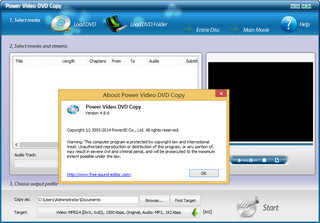 Power Video DVD Copy 4.8.6 特别版软件截图