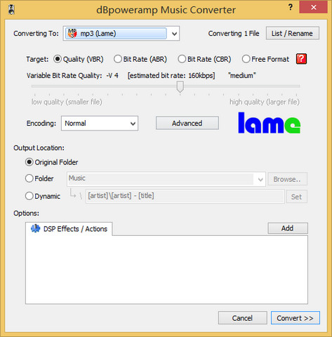 dBpoweramp Music Converter 音乐转换