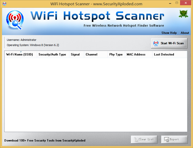 WiFi Hotspot Scanner 无线热点扫描