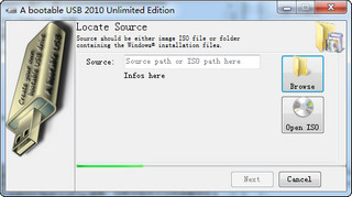 A Bootable USB(引导U盘工具) 0.9.3 英文绿色版软件截图