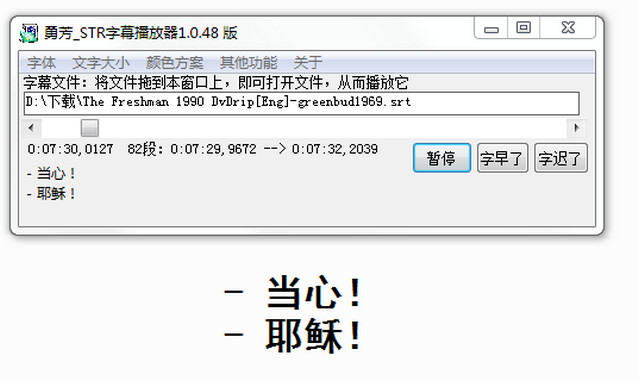 勇芳STR字幕播放器