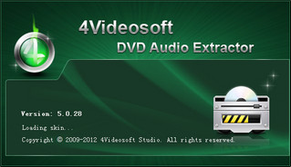 4Videosoft DVD Audio Extractor 5.0.28软件截图