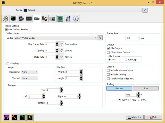Dxtory 游戏录像软件 2.0.127 特别版