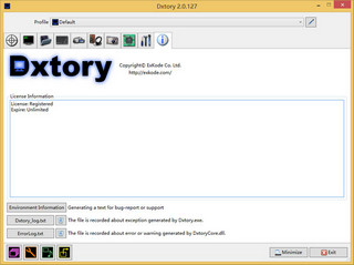 Dxtory 游戏录像软件 2.0.127 特别版软件截图