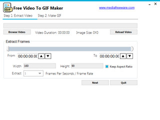 视频转GIF动画软件 2.4 免费版软件截图