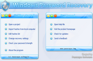 Windows Password Recovery Advanced