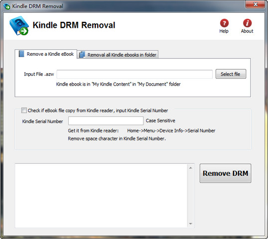 Kindle DRM Removal 4.8.3.252 免费版