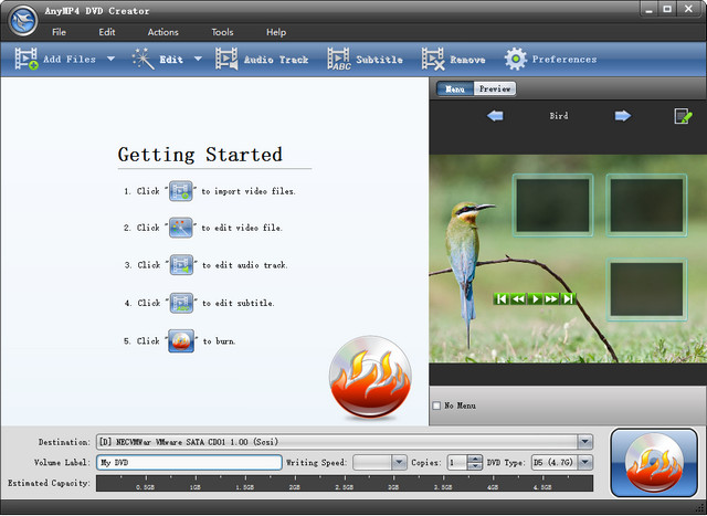 AnyMP4 DVD Creator