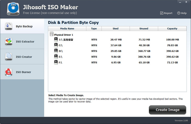 Jihosoft ISO Maker 镜像文件助手