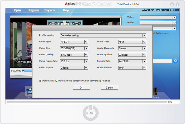 Aplus DVD Ripper (DVD视频抓取）