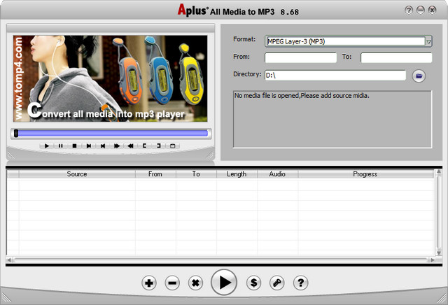 Aplus All Media to MP3 (MP3格式转换） 8.68