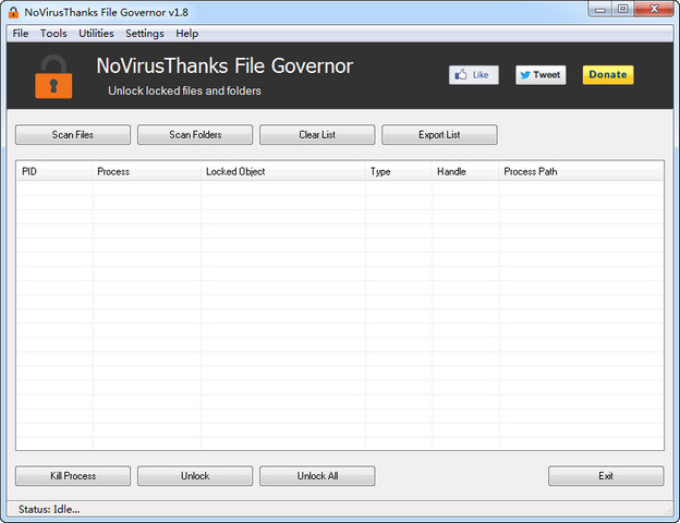 NoVirusThanks File Governor