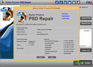 Stellar Phoenix PSD Repair 2.0.0.0 特别版软件截图