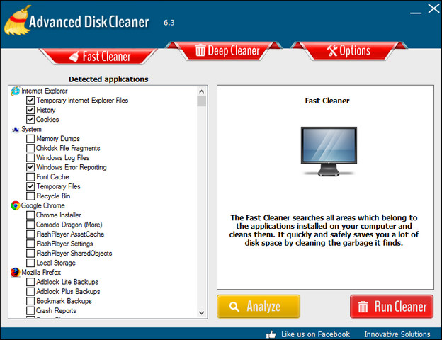 Advanced Disk Cleaner 6.3