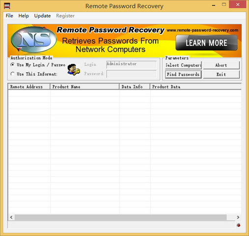 Remote Password Recovery