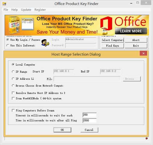 Office Product Key Finder