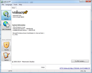 WebcamXP Pro 网络视频直播 5.9.0.0软件截图
