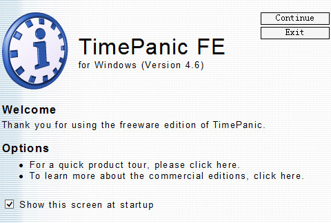 TimePanic 日程管理软件 4.6软件截图