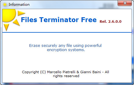 Files Terminator 文件强制删除 2.6.0.0软件截图